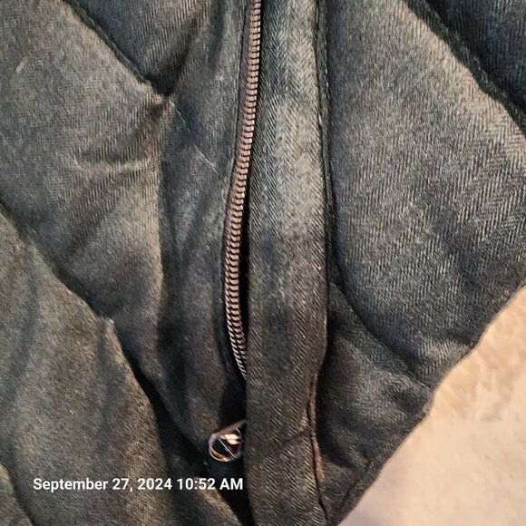 ZeroXposur Women Green Jacket Black Label Size Large Hooded Zip Pockets Lined - Picture 5 of 14